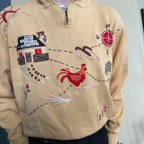 Vintage Tabi International Farmhouse Knit Sweater - Picture 2 of 6